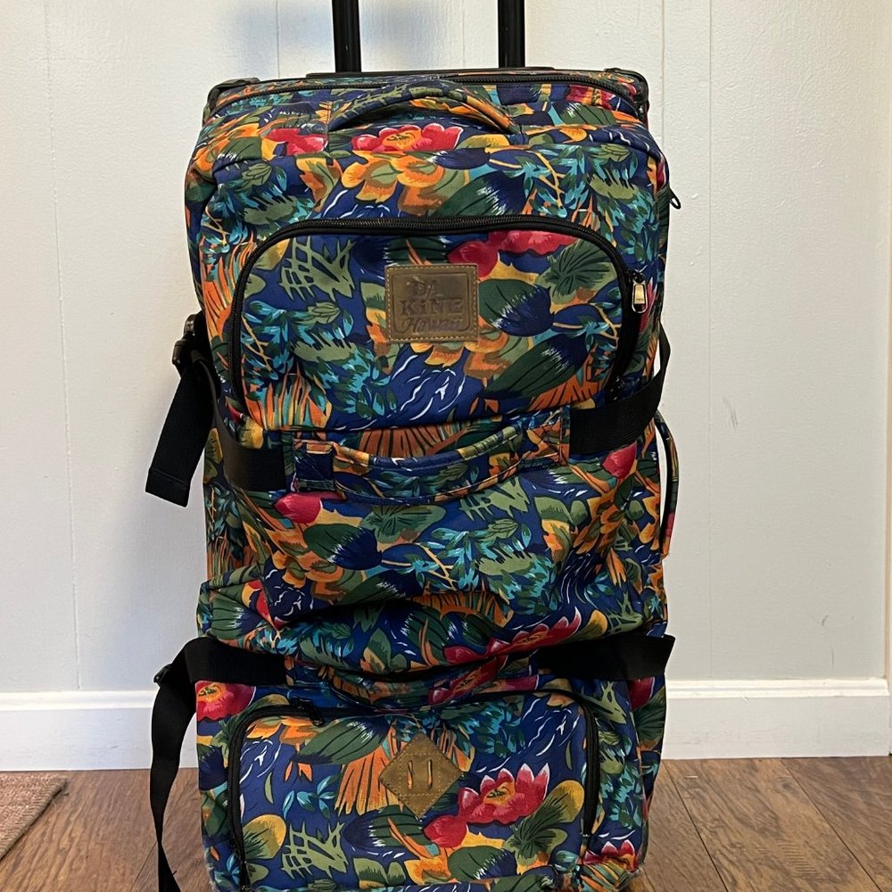DaKine Split Roller 100L Luggage for Travel - Hawaii Floral Print